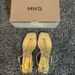 Mango Gold Women's Sandals
